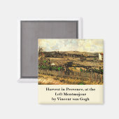 Ernte in der Provence Montmajour von Vincent van G Magnet (Vorderseite/Rückseite)