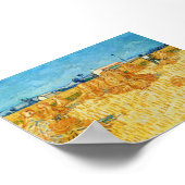 Ernte in der Provence von Van Gogh Poster (Ecke)