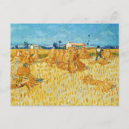 Ernte in der Provence von Van Gogh Postkarte
