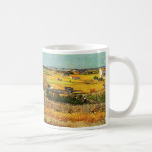 Ernte in La Crau, Montmajour von Vincent van Gogh Kaffeetasse