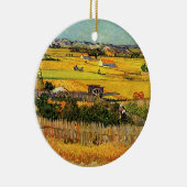 Ernte in La Crau, Montmajour von Vincent van Gogh Keramikornament (Rechts)