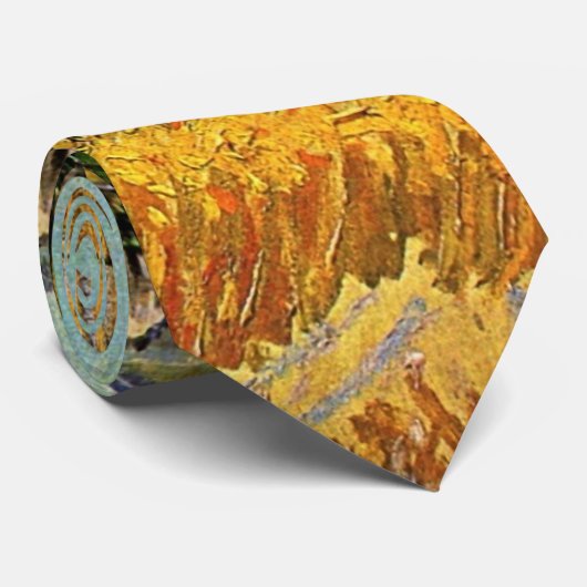 Ernte in La Crau, Montmajour von Vincent van Gogh Krawatte (Gerollt)