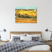 Ernte in La Crau, Montmajour von Vincent van Gogh Leinwanddruck (Insitu (Schlafzimmer))