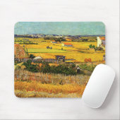 Ernte in La Crau, Montmajour von Vincent van Gogh Mousepad (Mit Mouse)