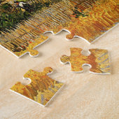 Ernte in La Crau, Montmajour von Vincent van Gogh Puzzle (Seite)