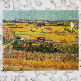 Ernte in La Crau, Montmajour von Vincent van Gogh Puzzle
