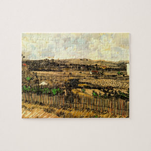 Ernte in Provence Montmajour von Vincent van Gogh Puzzle