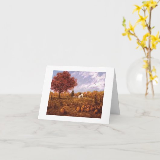 Ernte-" Karte Pauls McGehee "Halloween (Gelbe Blume)