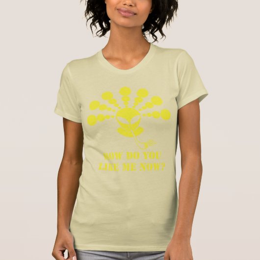 Ernte-Kreis-alien-Rauchen T-Shirt (Vorderseite)