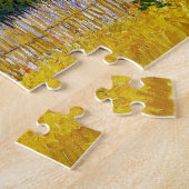 Ernte Landschaft mit blauem Cart Vincent Van Gogh Puzzle (Seite)