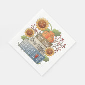 Ernte-Liebe Serviette (Ecke)