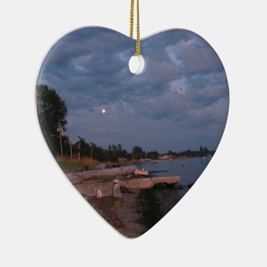 Ernte-Mond Keramikornament (Rechts)