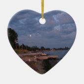 Ernte-Mond Keramikornament (Vorne)