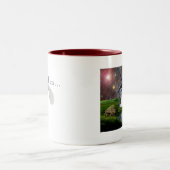 Ernte-Mond… Zweifarbige Tasse (Mittel)