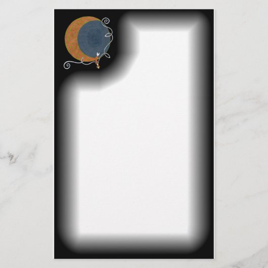 Ernte-Mondbriefpapier Briefpapier (Vorderseite)