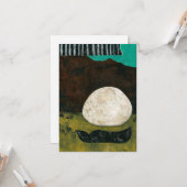 Ernte Moon Grußkarte Karte (Vorderseite/Rückseite Beispiel)