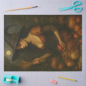 Ernte Moon Hexe - Herbst Gotische Fantasie Kunst Seidenpapier (Basteln)