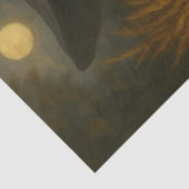 Ernte Moon Hexe - Herbst Gotische Fantasie Kunst Seidenpapier (Ausschnitt)