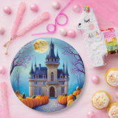 Ernte Moon Pumpkin Castell Paper Teller (Party)