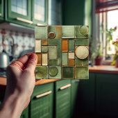 Ernte Mosaik Imitate Hilfe Keramik Tile Fliese