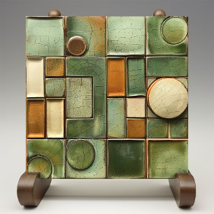 Ernte-Mosaik-Keramikfliese mit falschem Relief Fliese