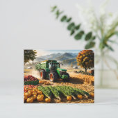 Ernte Postkarte (Stehend Vorderseite)