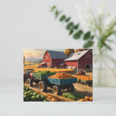 Ernte Postkarte (Stehend Vorderseite)