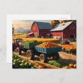 Ernte Postkarte (Vorne/Hinten)