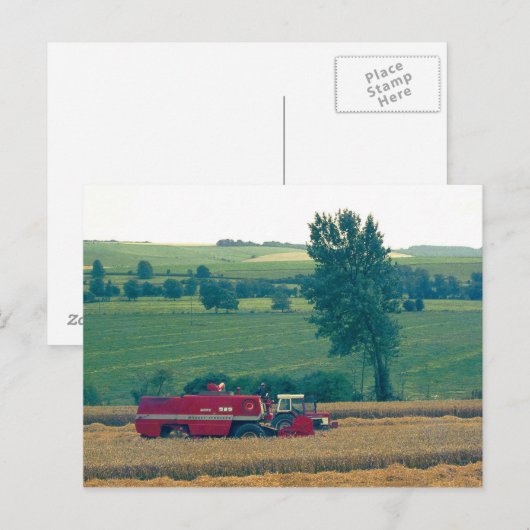 Ernte Postkarte (Vorne/Hinten)
