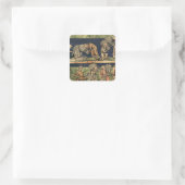 Ernte, Rheinschule Quadratischer Aufkleber (Tasche)