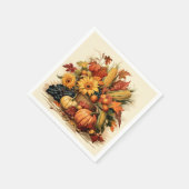 Ernte Segen: Großes Fest Serviette (Ecke)