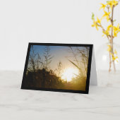 Ernte Sonnenaufgang Karte (Gelbe Blume)