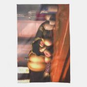 Ernte Stillleben - Erntedank Küchentuch (Vertikal)