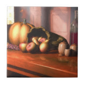 Ernte Stillleben Keramik Tile Fliese (Vorderseite)