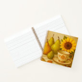 Ernte Stillleben — Überlegungen im Herbst Notizblock (Innenseite)