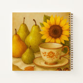 Ernte Stillleben — Überlegungen im Herbst Notizblock (Rückseite)