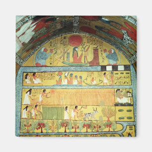 Ernte-Szene auf der Ostwand Magnet