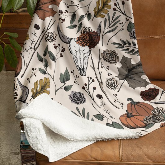 Ernte und Hörner Rindersaumkrem Sherpadecke