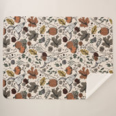 Ernte und Hörner Rindersaumkrem Sherpadecke (Vorderseite (Horizontal))