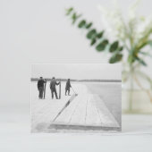 Ernte von Eisblöcken, 1906 Postkarte (Stehend Vorderseite)