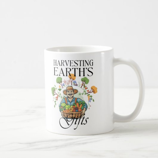 Ernte von Geschenken der Erde Kaffeetasse (Rechts)