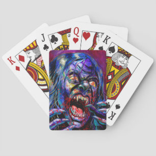 Ernte von Horror, die Karten spielen Spielkarten