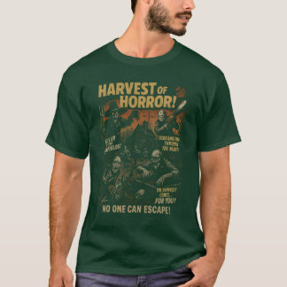 Ernte von Horror Farm Movie Poster Halloween Fan T-Shirt