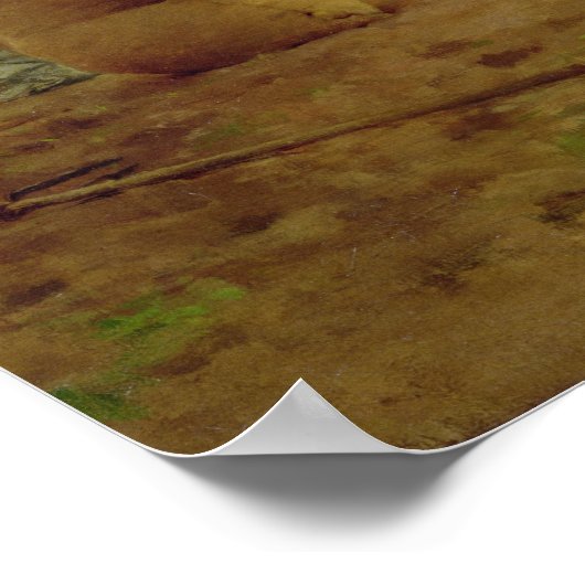 Ernte von Kartoffeln Poster (Ecke)