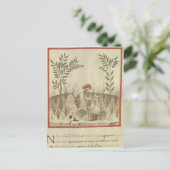 Ernte von Leeks von 'Tacuinum Sanitatis' Postkarte (Stehend Vorderseite)