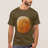 Ernte von Moon Bild und Text T-Shirt (Vorderseite)