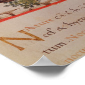 Ernte von Parnips von 'Tacuinum Sanitatis' Poster (Ecke)