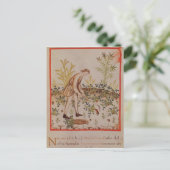 Ernte von Parnips von 'Tacuinum Sanitatis' Postkarte (Stehend Vorderseite)