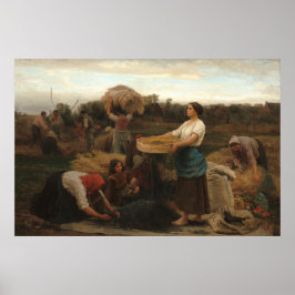 Ernte von Rapeseed - Jules Breton Fine Art Poster