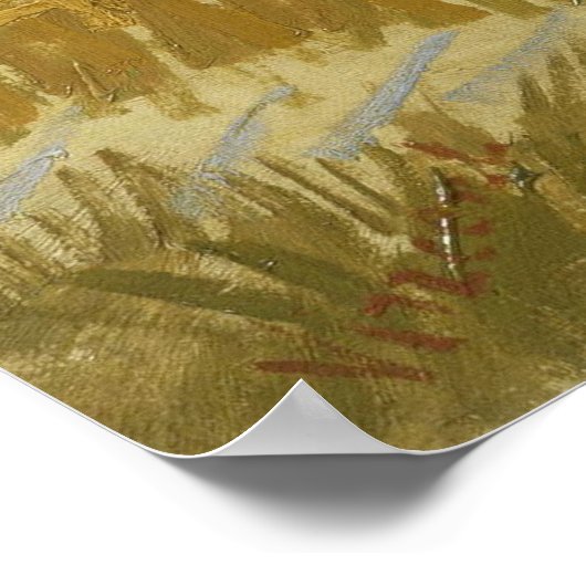 Ernte von Vincent Van Gogh Poster (Ecke)
